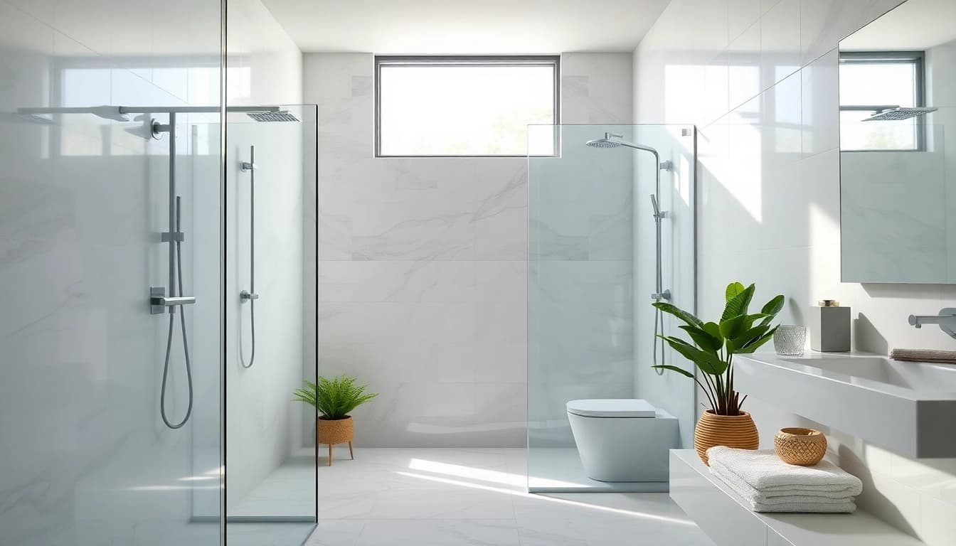 Enhance your space with elegant showers au featuring sleek design and tranquil ambiance.