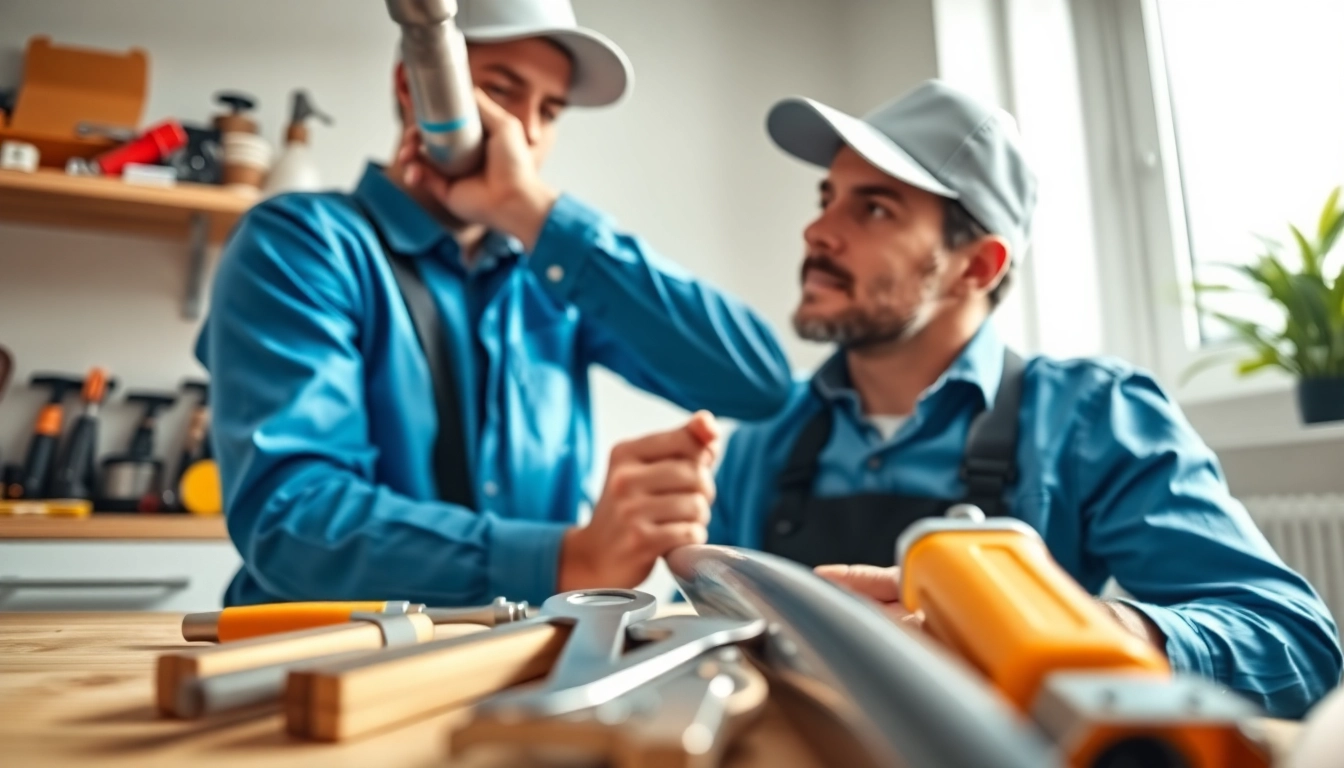 Find a qualified plumber near me working on modern home installations.