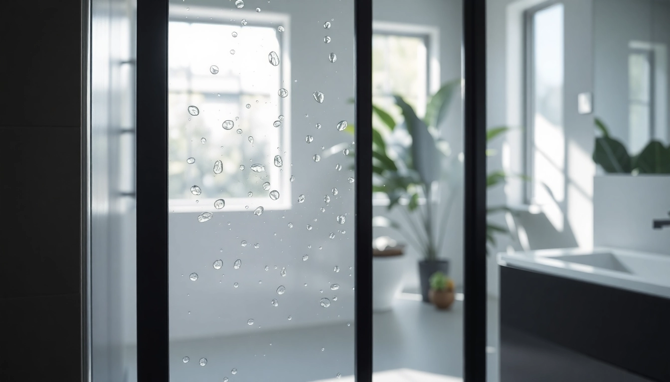 Transform your bathroom with a stylish black shower door that adds elegance and sophistication.