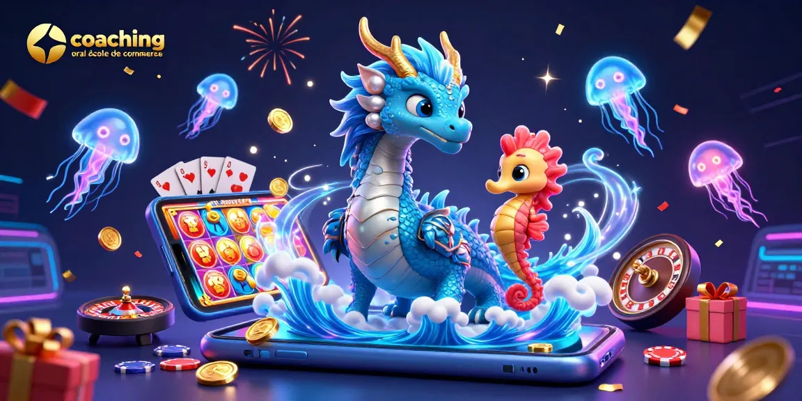 Engage with coaching oral école de commerce strategies through this energetic casino-themed illustration.
