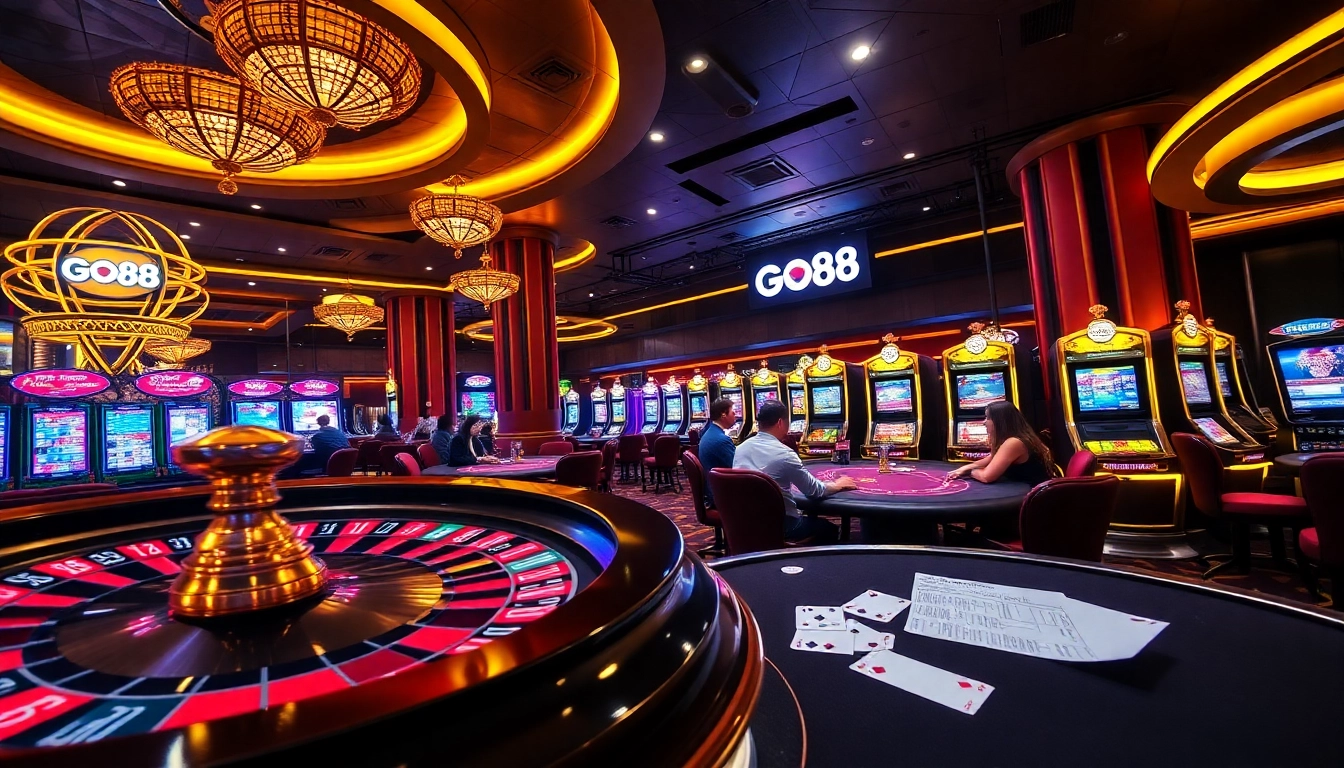 Engage in thrilling casino experiences at GO88, featuring exciting games and vibrant gameplay.