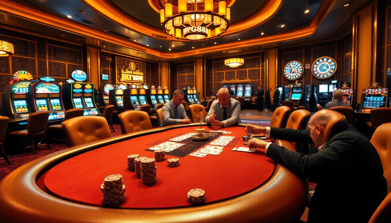 Experience high stakes excitement at pg88 casino with opulent poker, glamorous chips, and thrilling gameplay.