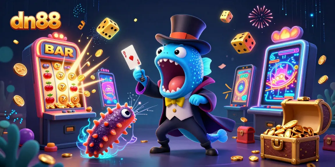 dn88 offers thrilling casino experiences with deep-sea characters showcasing dynamic jackpot wins.