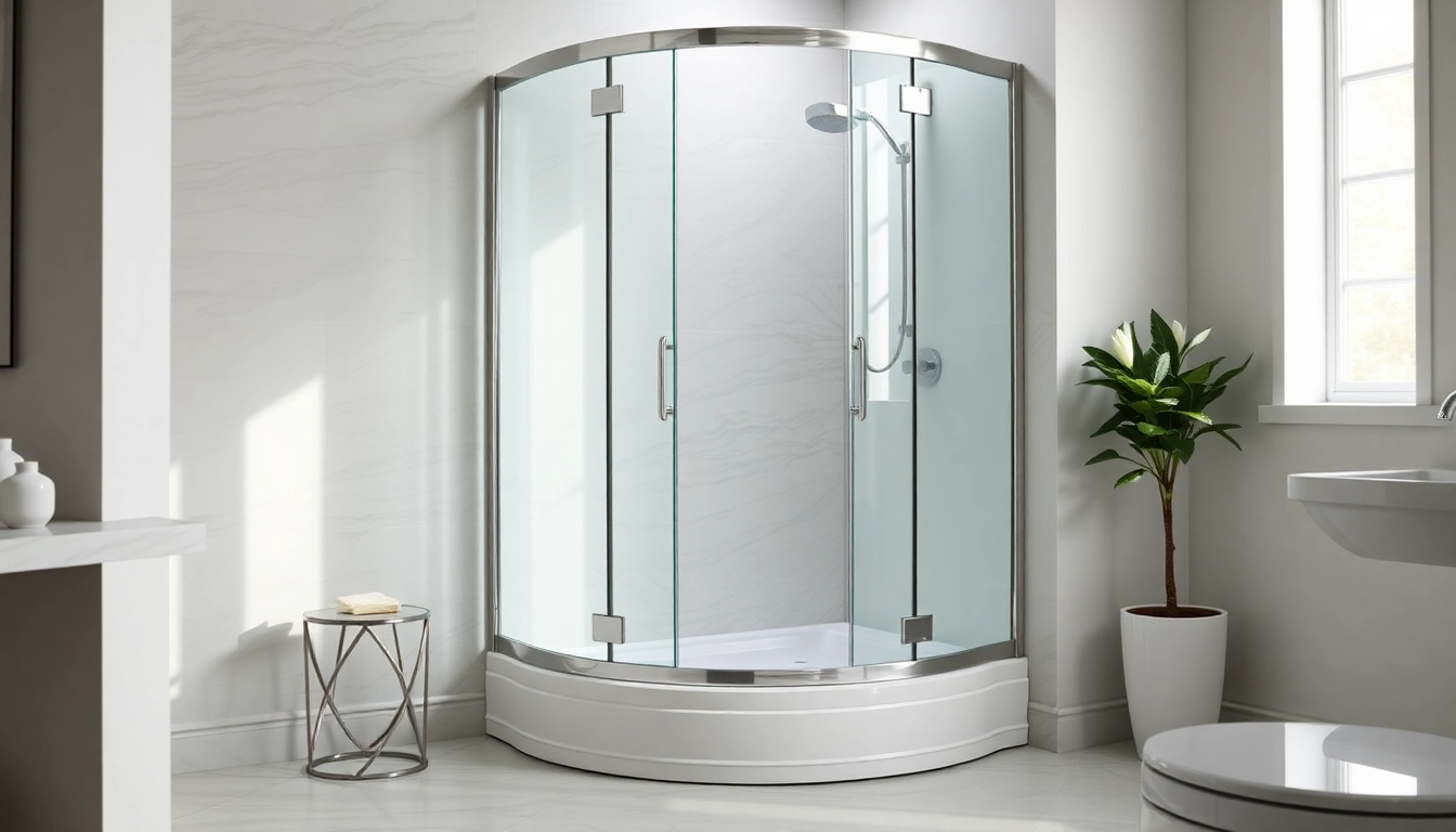 Präsentation der duschkabine 80x80 eckeinstieg in einem modernen Badezimmer mit eleganten Details.