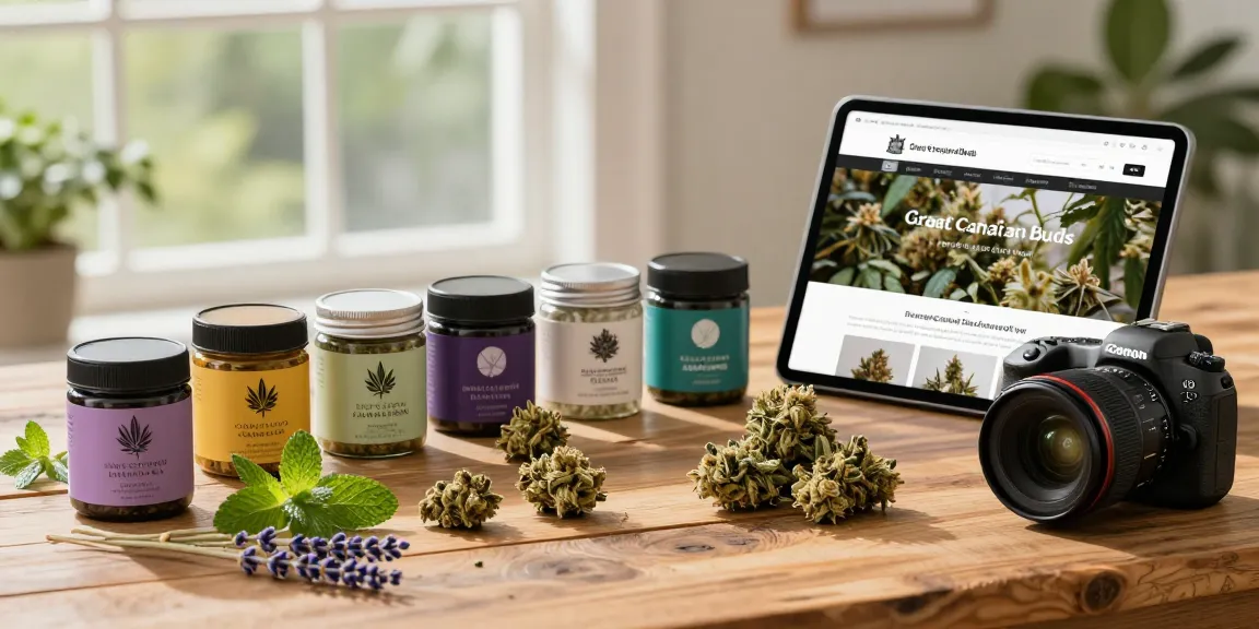 Quality cannabis buds displayed on Great Canadian Buds website with inviting atmosphere.