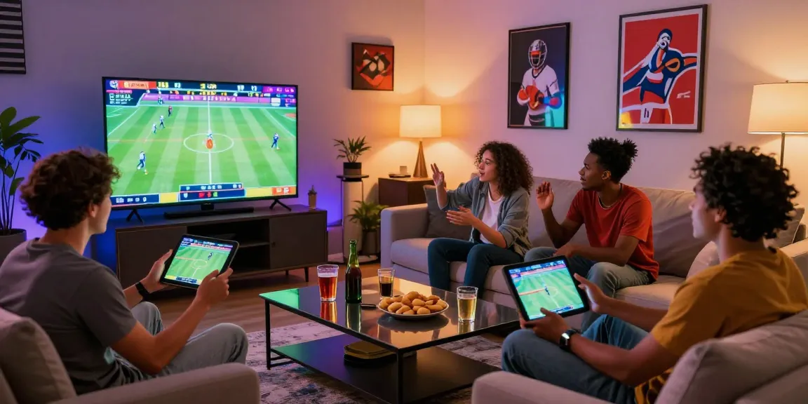 Experience the excitement of betting at https://zlot.mx/ with friends gathered around a sports event.