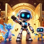 Experience thrilling gameplay at crazyvegas with a dynamic 3D illustration of a cyberpunk casino scene.