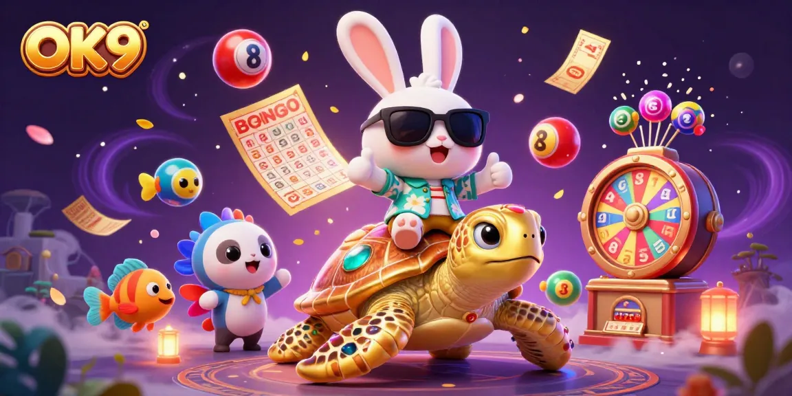 Experience thrilling moments with OK9 in this vibrant and dynamic casino scene filled with fun!